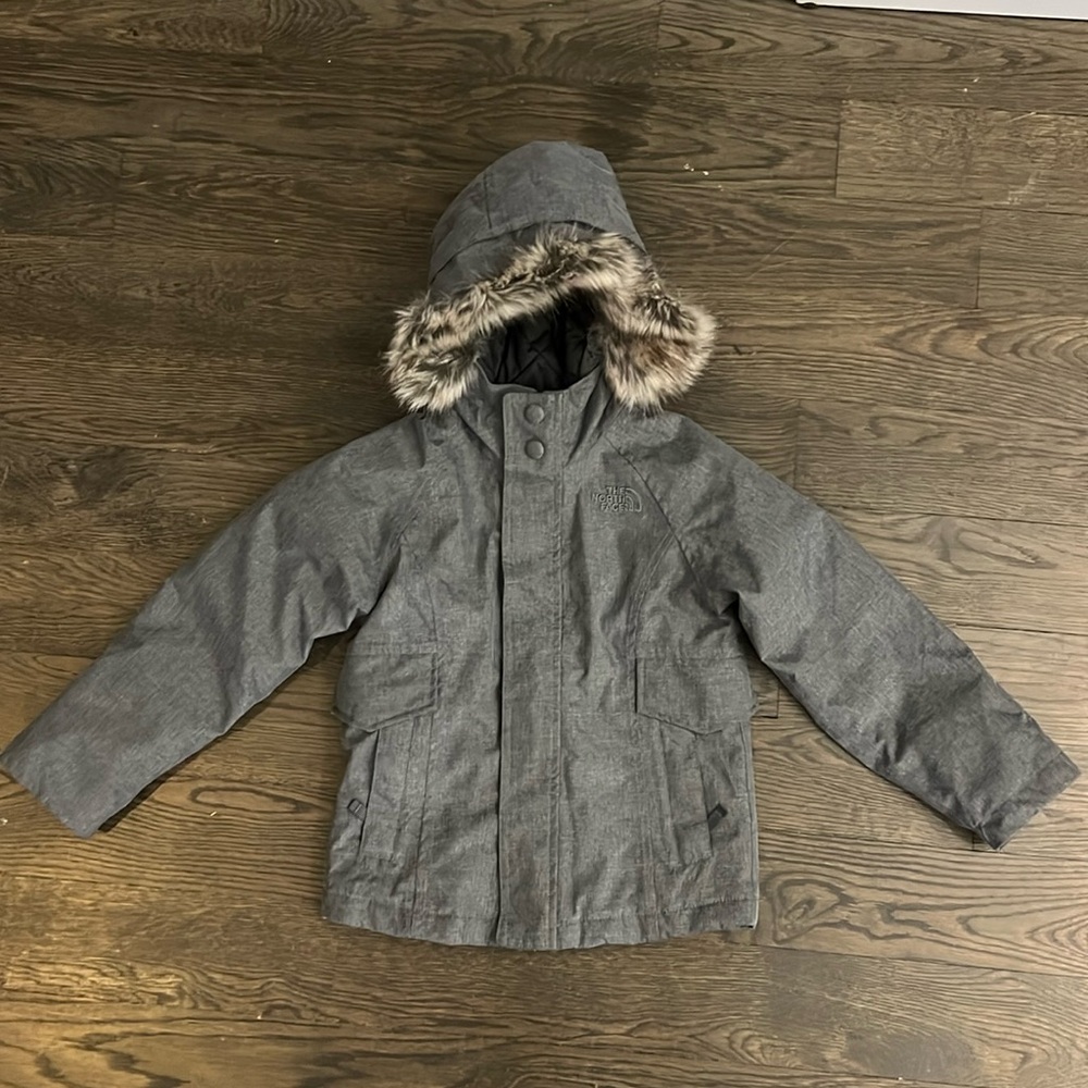 The north face kids goose down puffer jacket - 6T